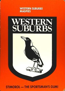 1989 Scanlens #142 Crest - Magpies Front